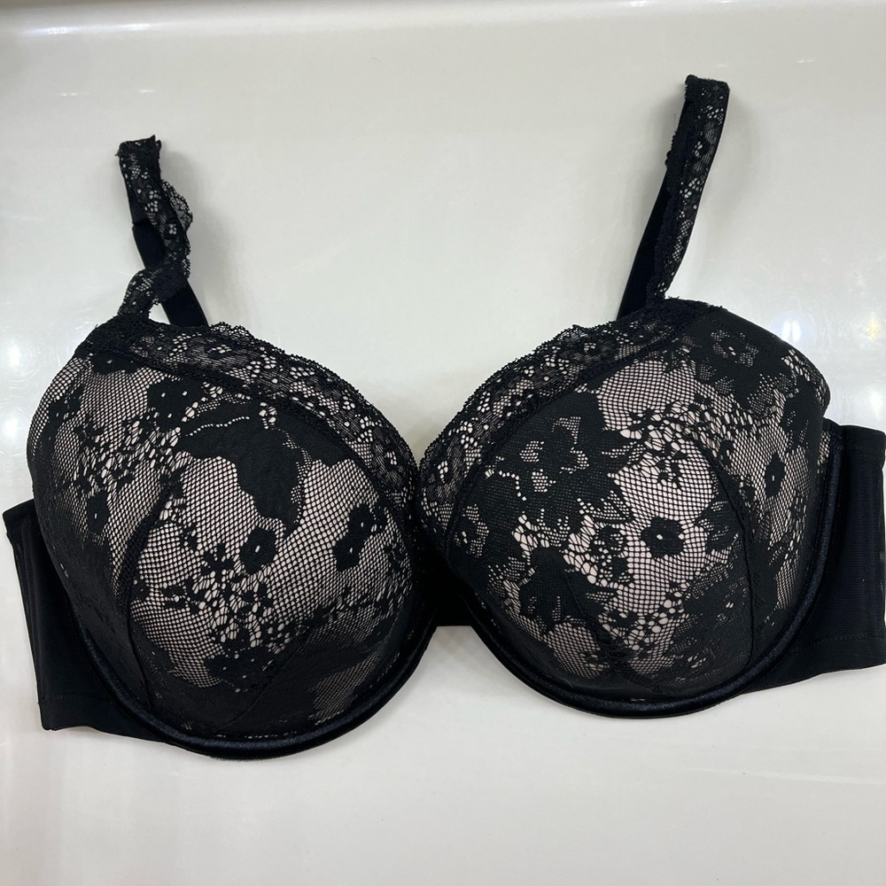 Cacique Black Lace Bra